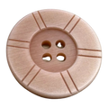 Peach Pink Button 23mm – Satin Finish – Sold Individually
