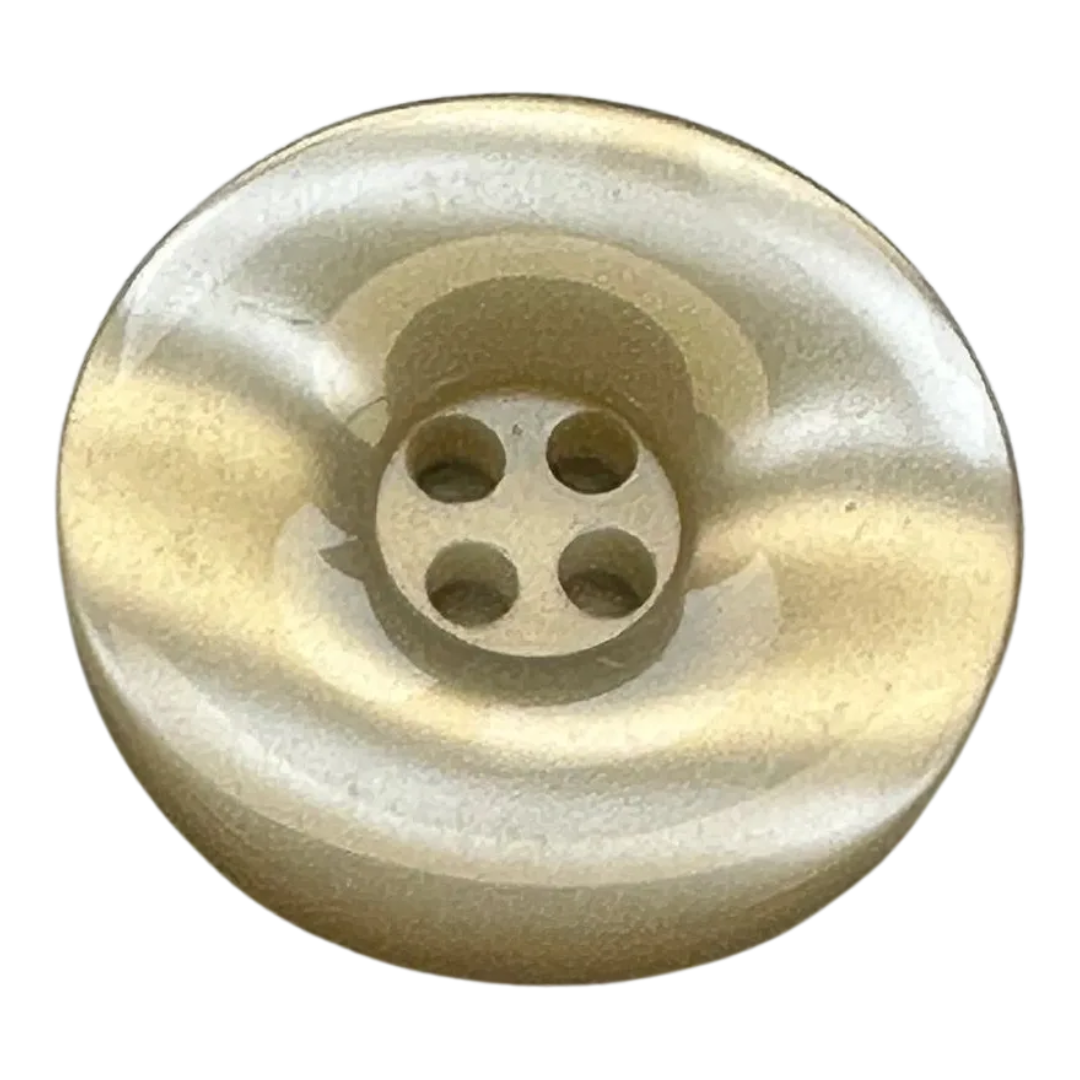 Cream Cardigan Button – 18mm – Pearl Finish – Sold Individually