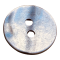 Grey buttons 15mm pearly finish sold individually