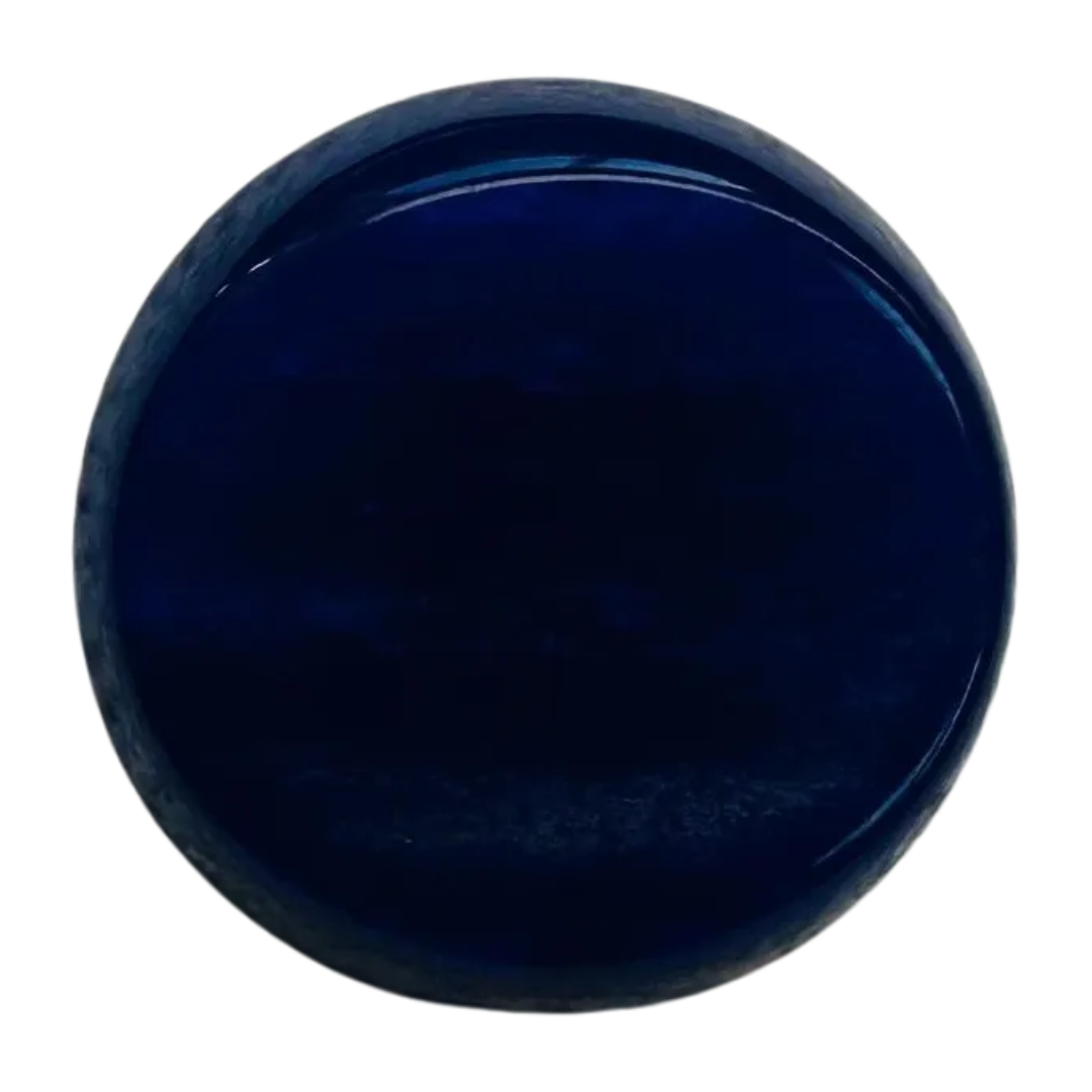 Blue Hand Dyed Buttons – 18mm Glossy Shank Button – Sold Individually