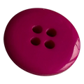 Shocking pink button 23mm with a glossy finish sold individually