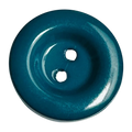 Teal button 23mm glossy finish sold individually