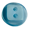 Light blue button 13mm with a duo finish sold individually
