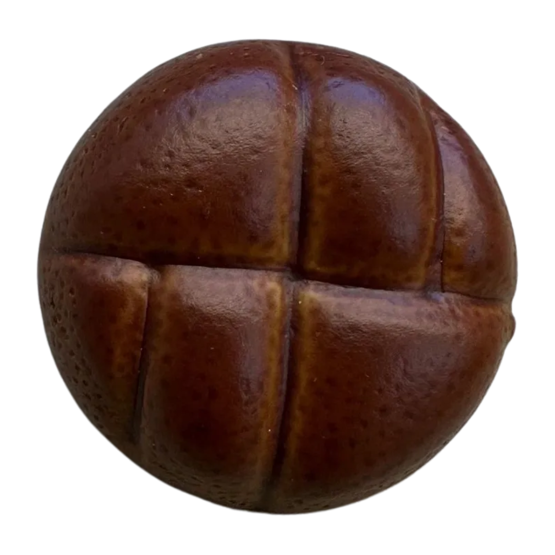Brown Imitation Leather Cardigan Button – 20mm Shank Button