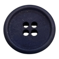 Navy Blue Buttons 23mm – Recycled Paper & Polyester by Union Knopf – Sold Individually