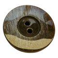 Caramel button 23mm pearlised ombre finish sold individually