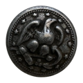 Aged Tin Effect Eagle Metal Button 25mm – Heritage Motif by Dill – Sold Individually