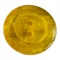 Bright yellow button 18mm with a pearlised finish sold individually