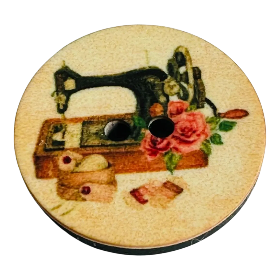 Sewing machine button 23mm vintage inspired sold individually