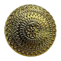 Gold Metal Button – 18mm Ornate Shank Design – Sold Individually