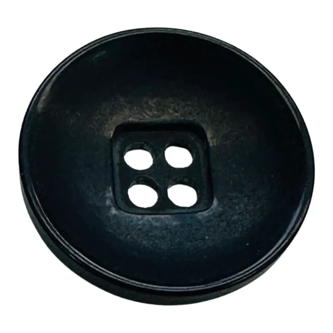 18mm Black Matte Sleeve Button – Single Button