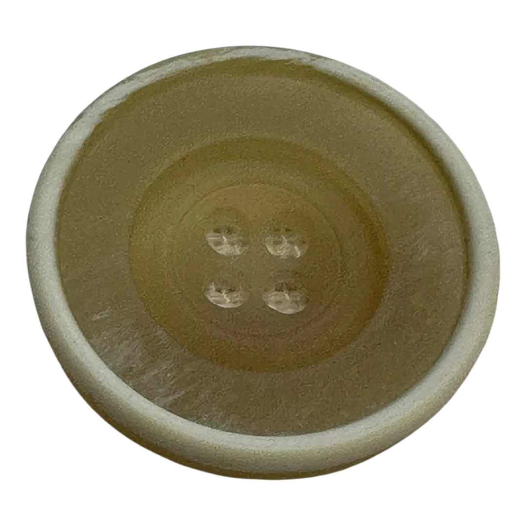 Cream Two Tone Button – Cardigan & Knitwear Button 20mm – Sold Individually