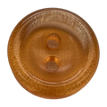Orange Translucent Button 23mm (36L) – Sew Through – Sold Individually