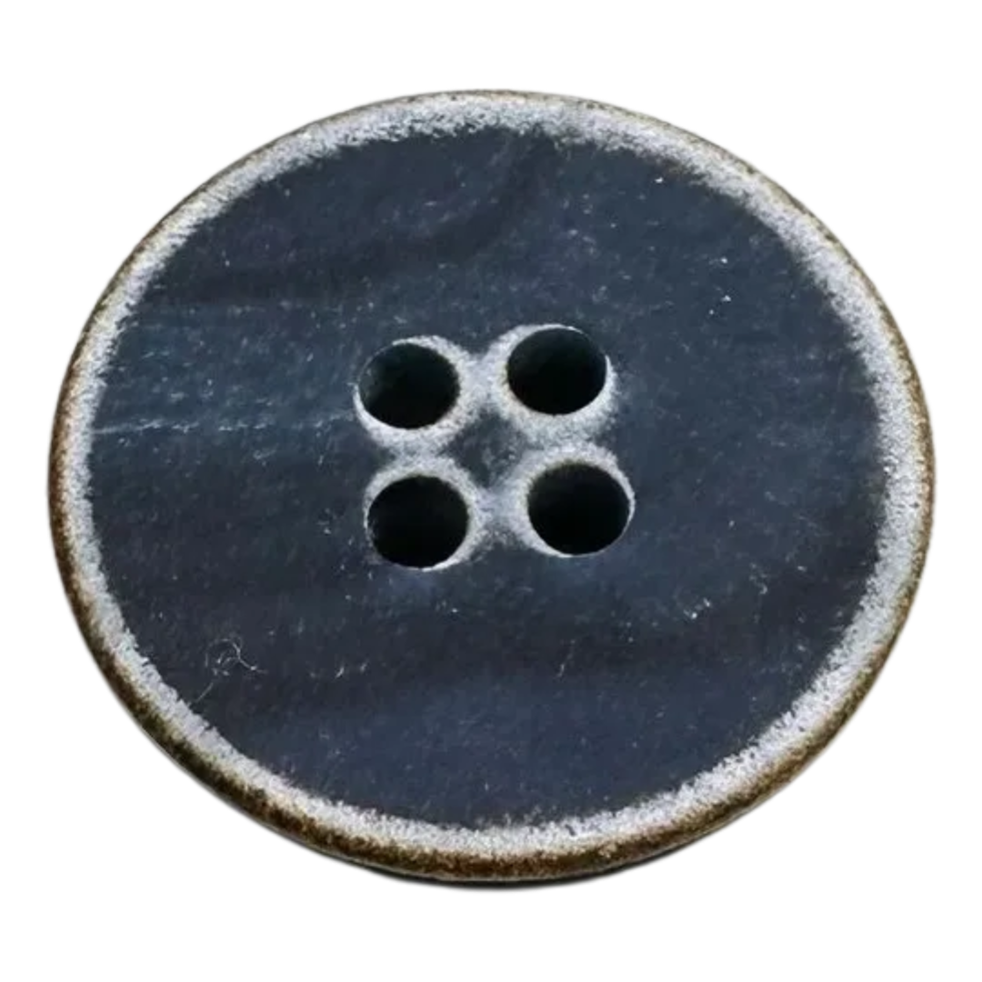 Navy Urea Button 15mm – Cuff & Sleeve Button for Blazer – Sold Individually