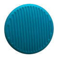 Turquoise Ribbed Button – 20mm Dill Button – Sold Individually