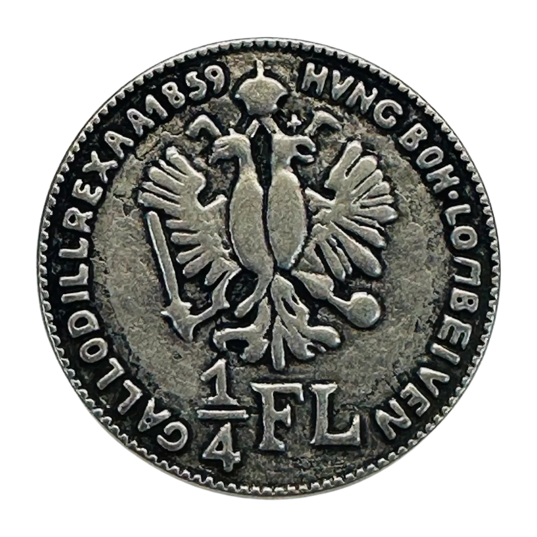 Metal button 28mm aged silver-tone vintage coin design sold individually