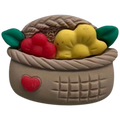 Flower basket buttons 21mm on a shank sold individually END OF RANGE