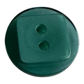 Sea green button 15mm with a duo finish sold individually