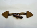 Brown Duffle Coat Toggle Fastener – 17cm Leather Toggle Closure – Sold Individually